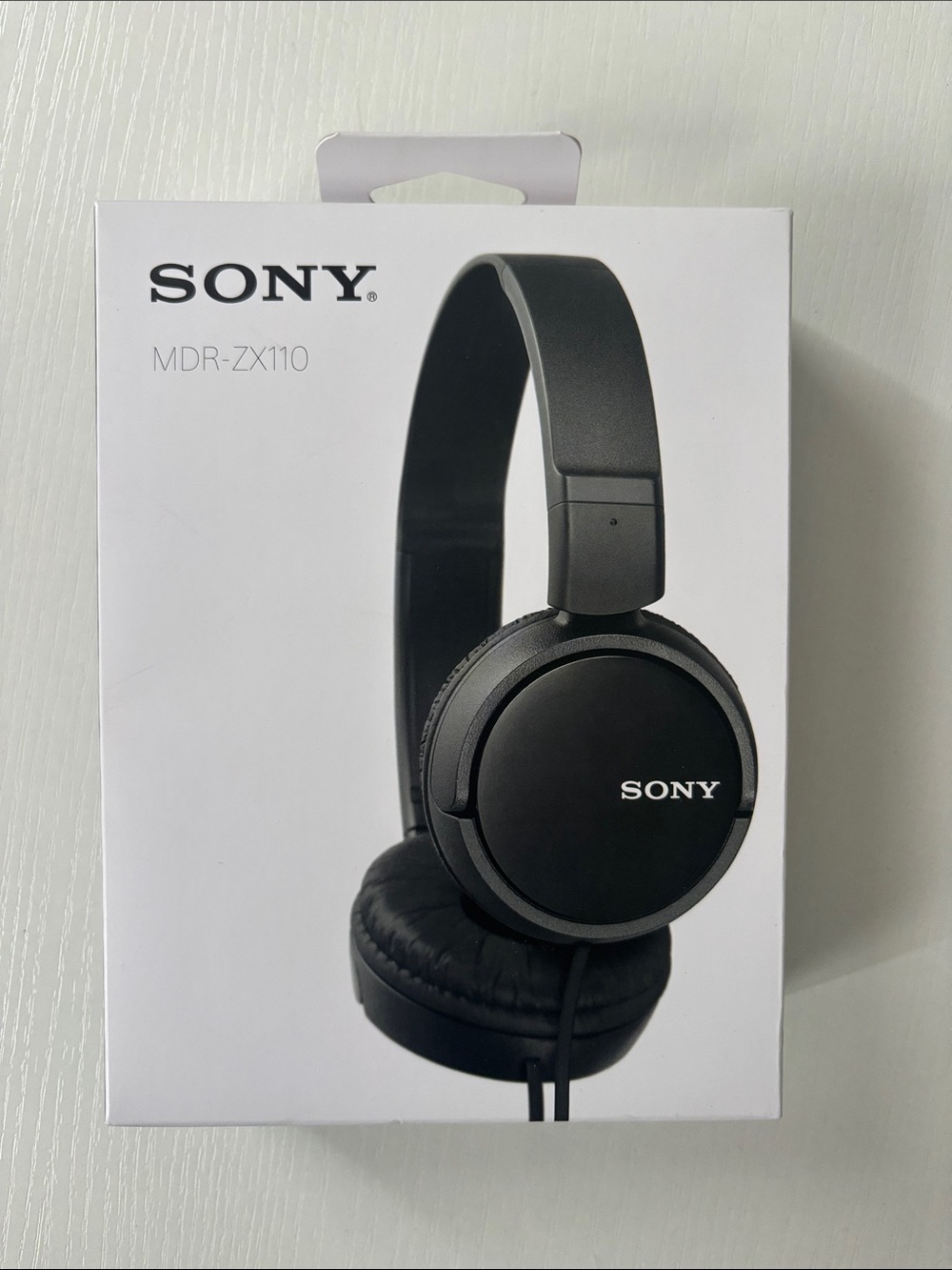Sony Black On-Ear MDR-ZX110 Headphones